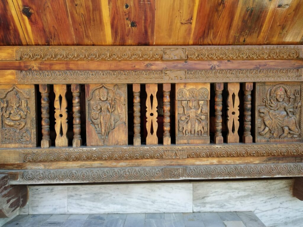 Carvings of Kamaksha Devi Temple