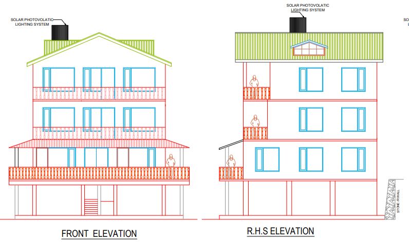 Elevation drawings for beginners in architecture