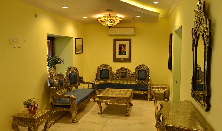Furniture and interiors in Hotel Nau Nabh