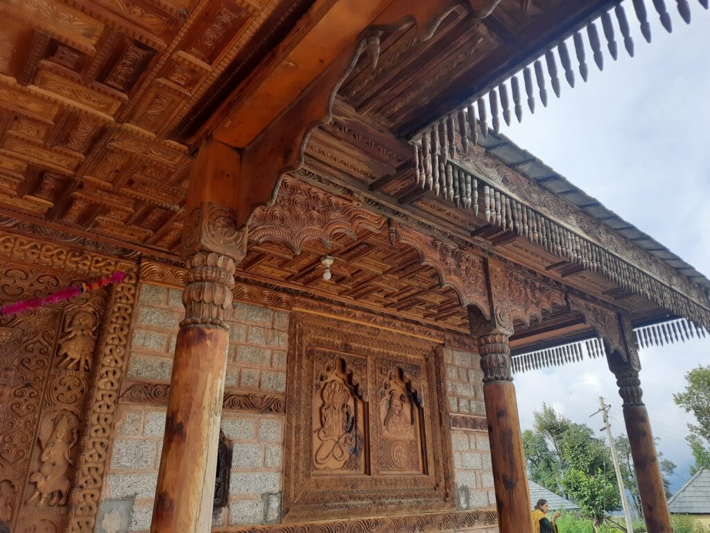 Architecture details of Chindi Temple Karsog
