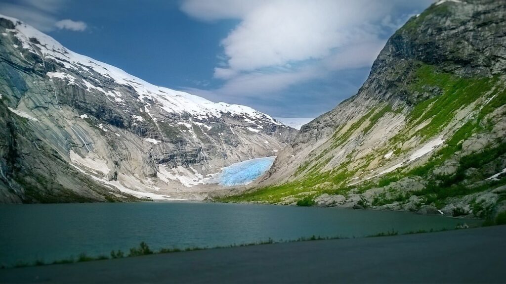 Melting of snow and glacier