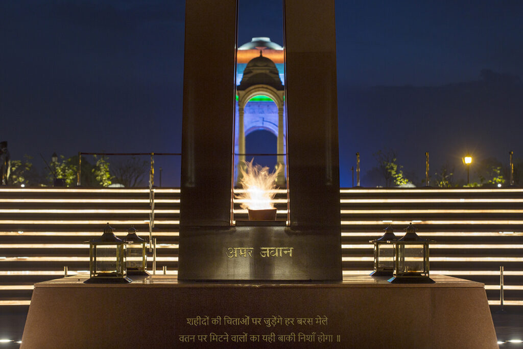 amar jawan jyoti- National War Memorial