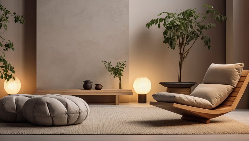 artificial light: Minimalism interior design