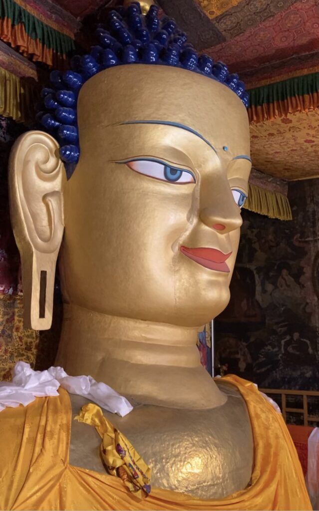 SHEY PALACE LEH LADAKH- BUDDHA GOLDEN STATUE