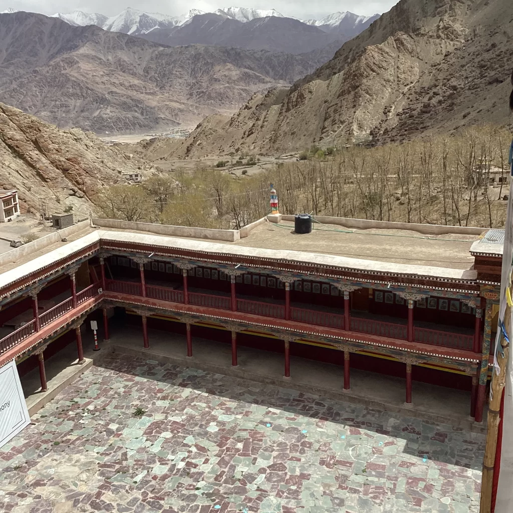 Courtyard and Veranda Hemis Monastery: Himalayan Masterpiece