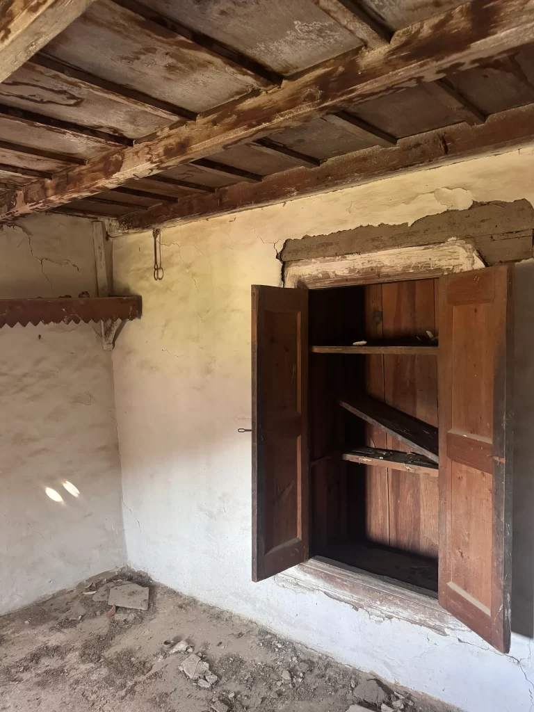 Interiors of old traditional Himalayan home