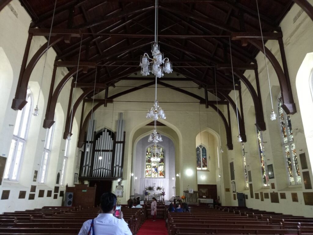 Interiors of Christ Church Shimla