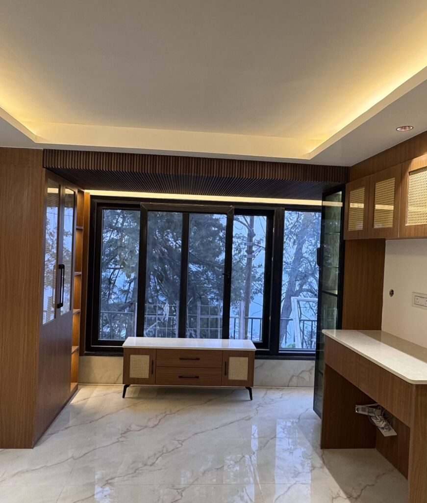 Studio apartment renovation project balcony shimla