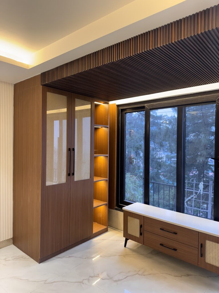 Studio apartment lobby area shimla