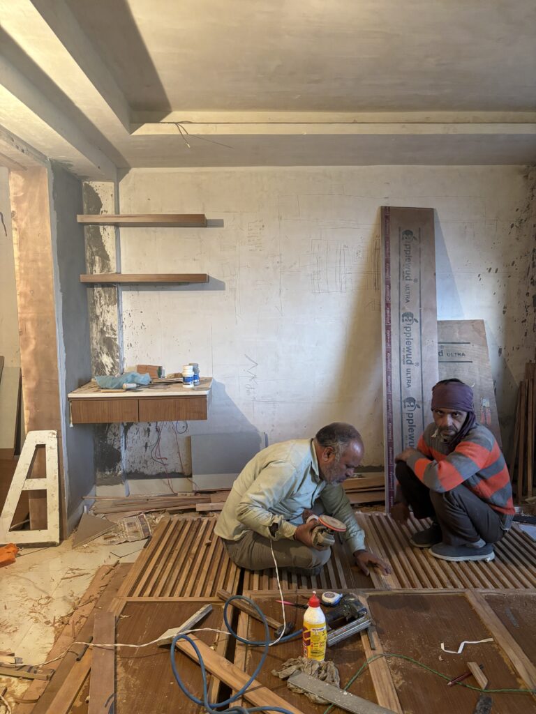 Building materials for studio apartment